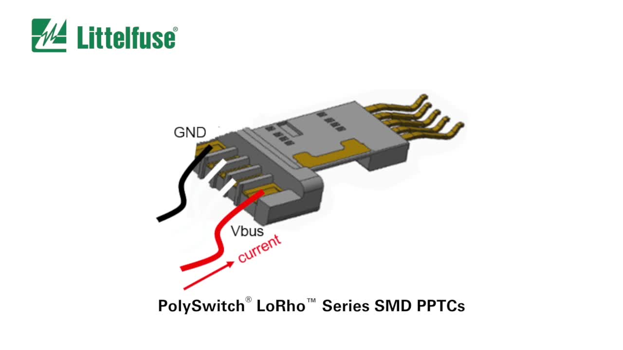 Littelfuse 新款 PPTC 设备：保护充电线缆的理想选择