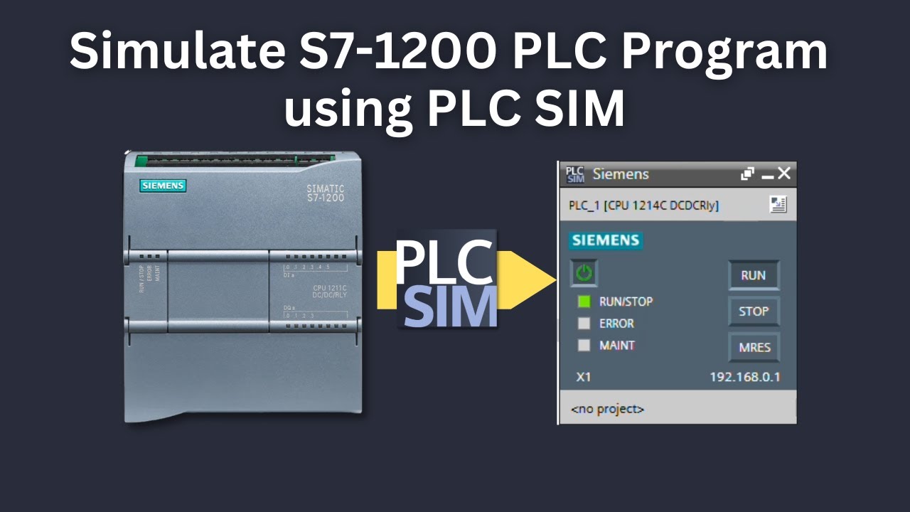 一步步教你使用TR Portal和PLC SIM模拟S7-1200 PLC