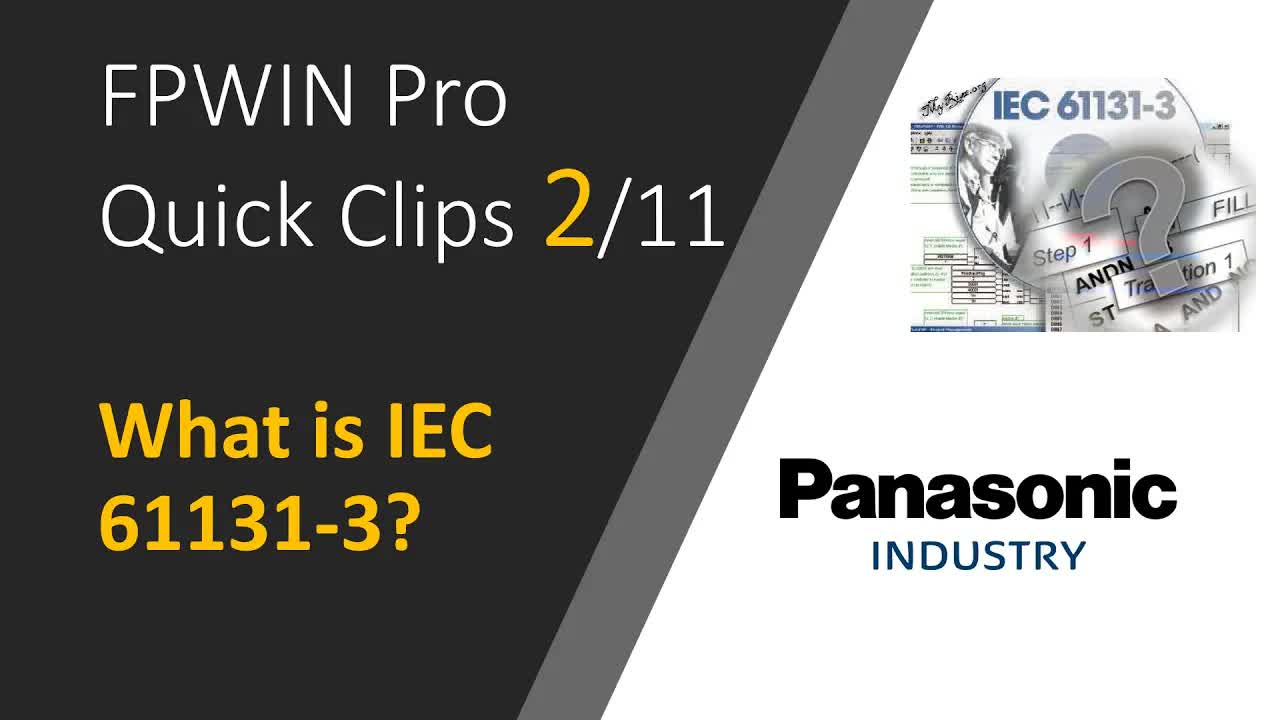 Panasonic IC 61131标准介绍及其对PLC编程控制器的影响