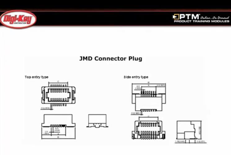 JST JMD系列：镀金接触点提升稳定性的连接器