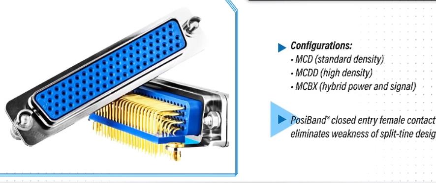 Positronic MACH D连接器：航天级的高性能电气连接解决方案