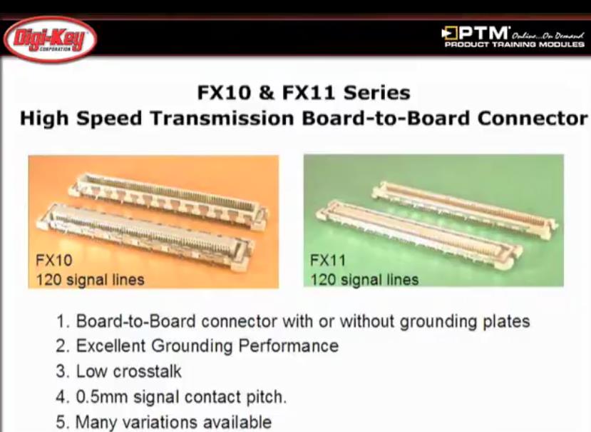 了解 HRS FX10与FX11连接器的设计与性能