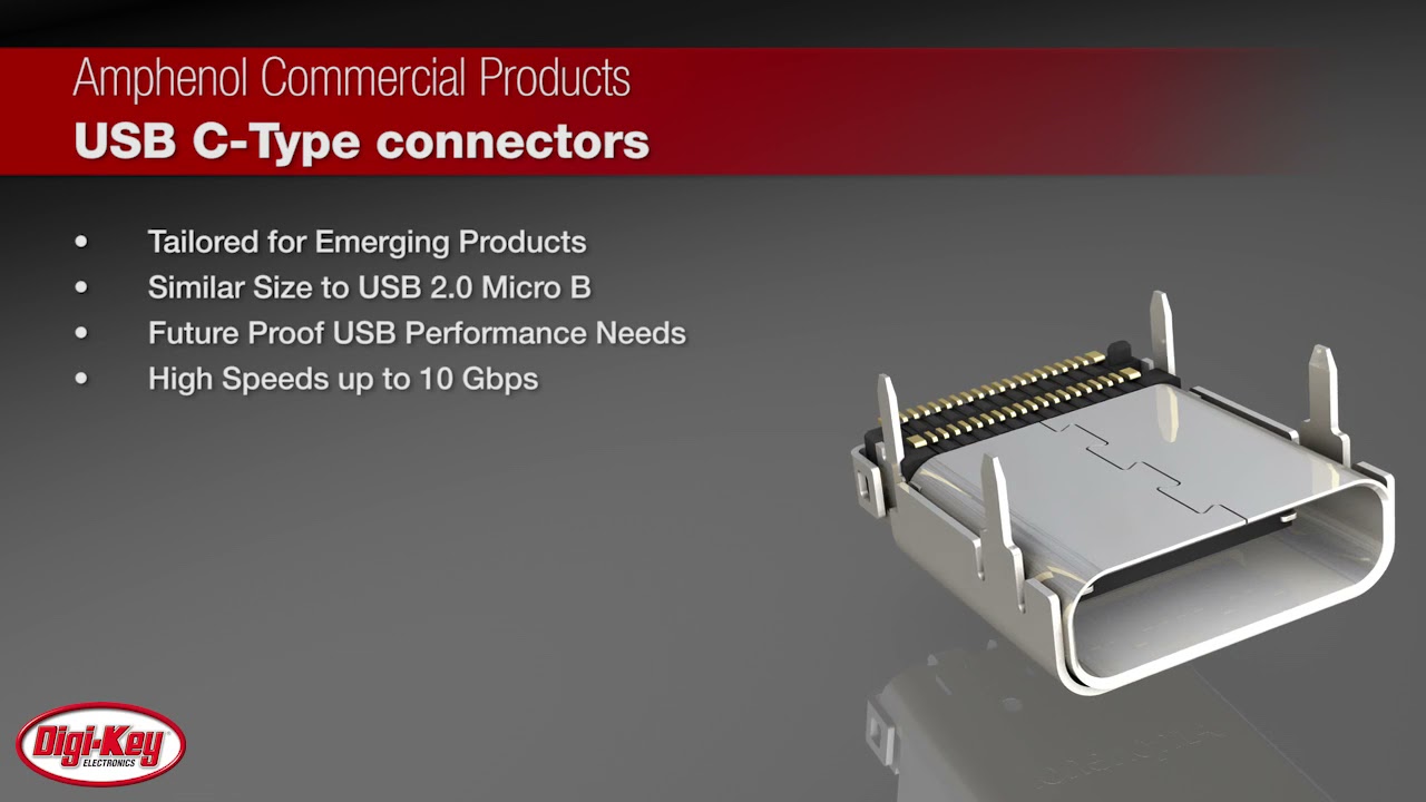 高达10Gbps的传输速度：探索Amphenol的USB Type-C连接器