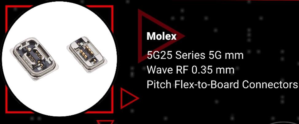 高性能5G连接：Molex 5G25系列板对板连接器详解