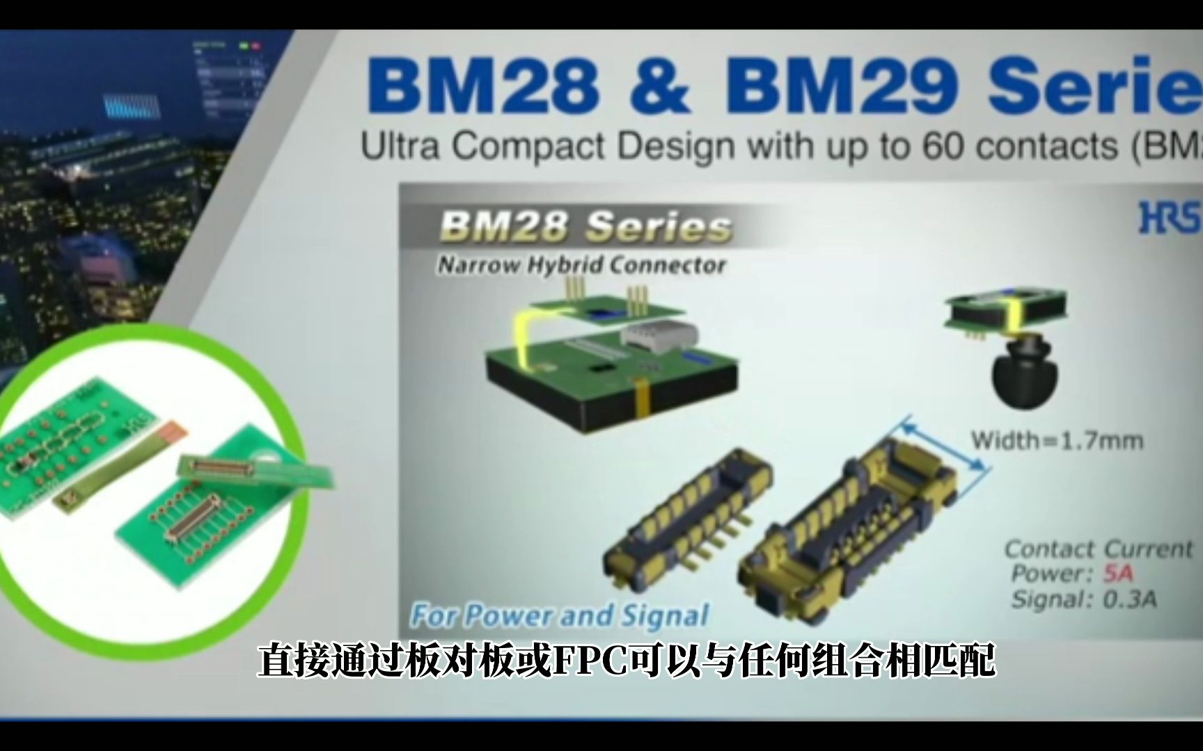 全新Hirose BM28BM29系列：灵活、高耐用的板对板连接器