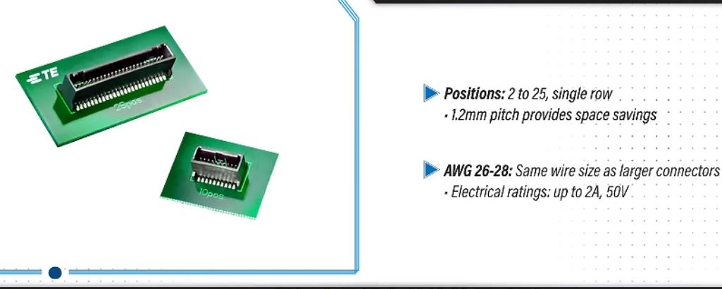 提升布线效率：TE Connectivity的AMP Micro CT连接器系列