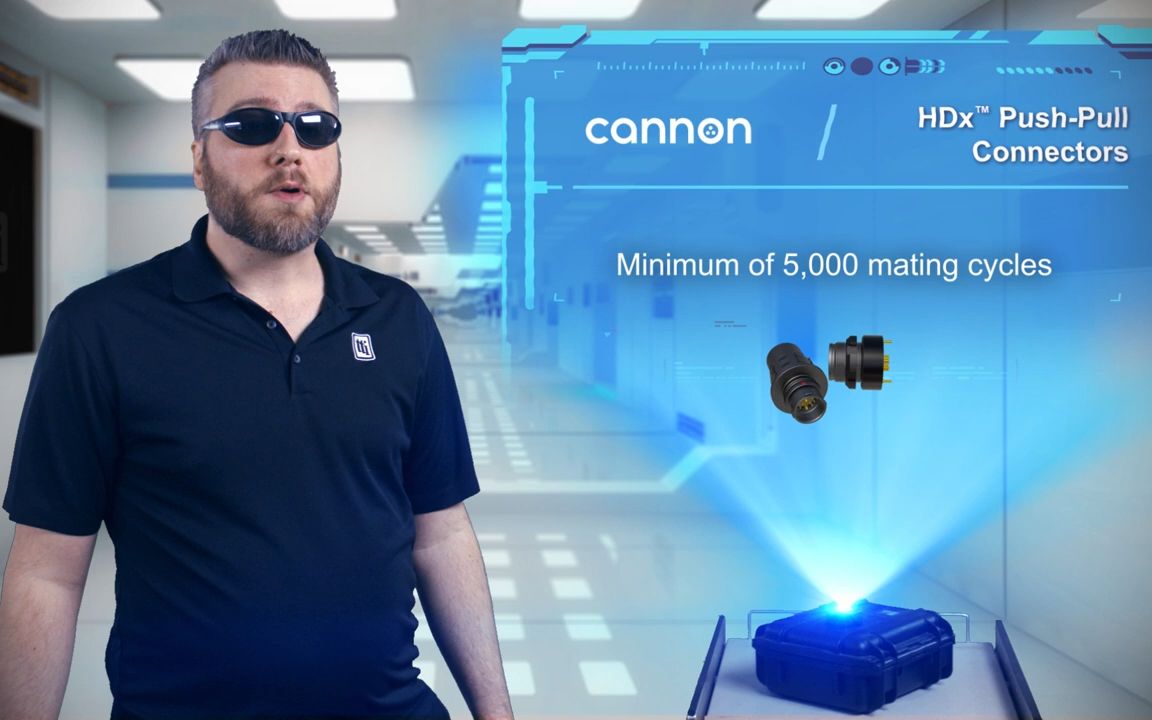 Cannon HDX连接器：为极限环境打造的可靠选择