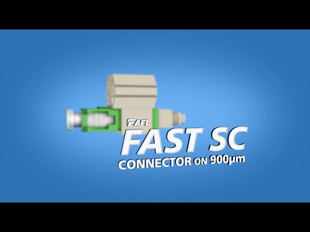 如何正确安装AFL Fast SC连接器：900微米光纤终端接法