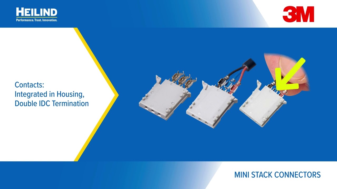 3M迷你堆栈连接器：节省空间和接线时间的理想选择 