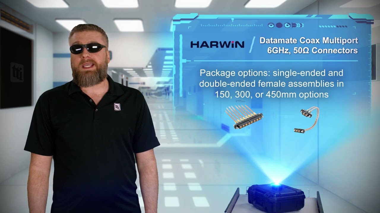 现代连接新选择：Harwin Datamate Coaxi多端口连接器解析 